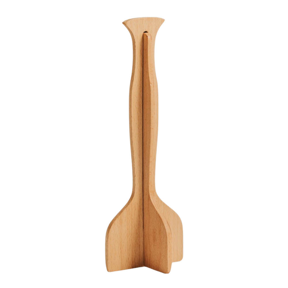 Hackit - Wood Jauhelihahakkuri 25 cm 2-osainen Pyökki