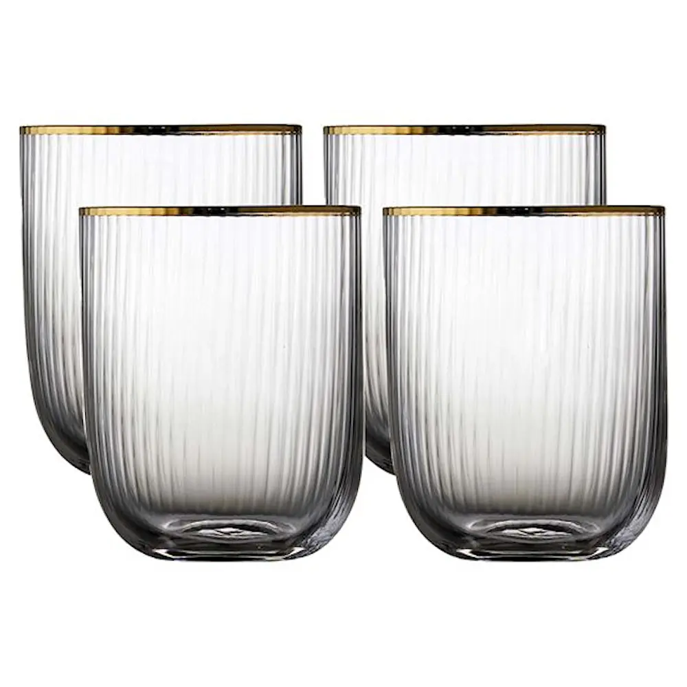 Palermo Gold Tumbler Lasi 35 cl 4 kpl