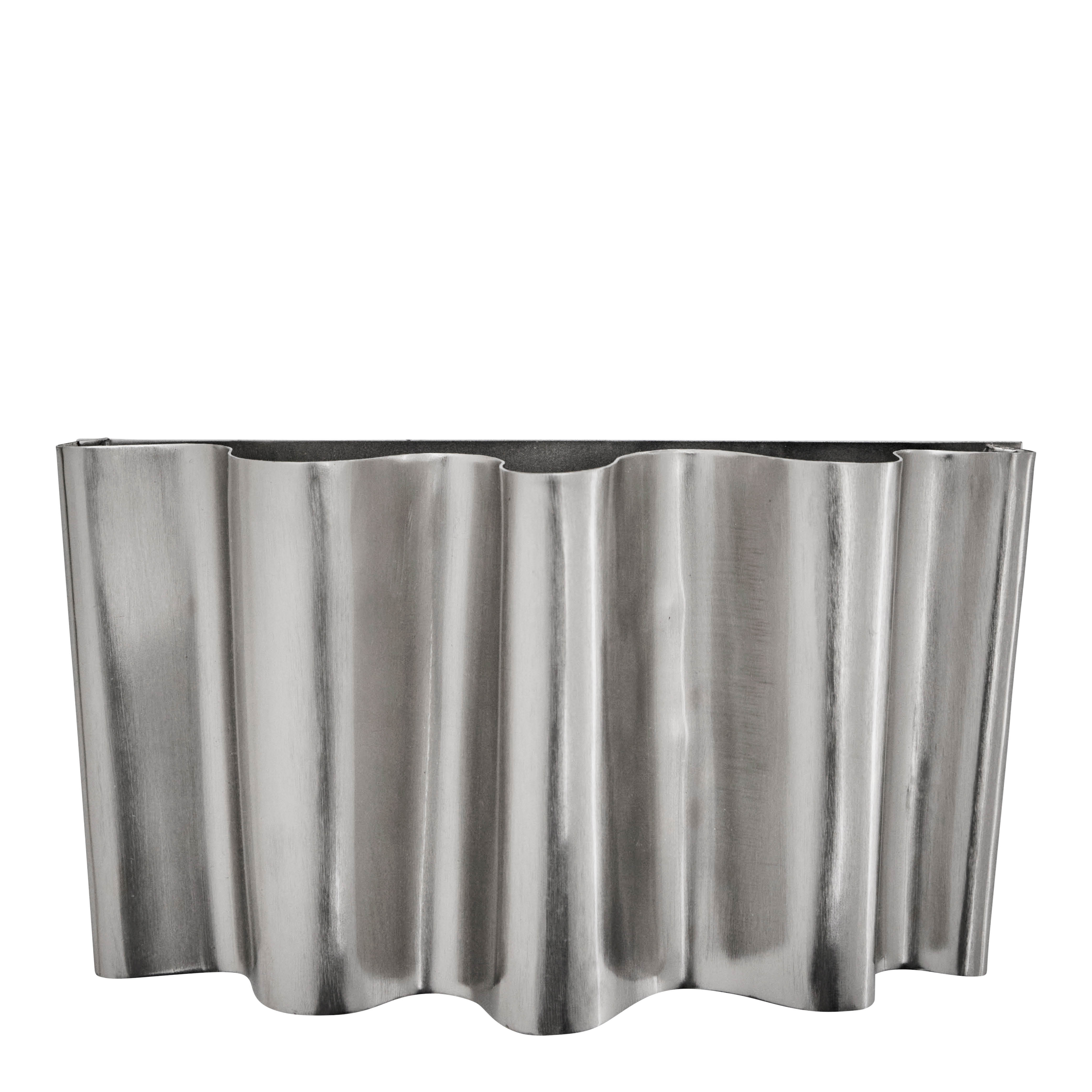 House Doctor Flola vegglampe 36x19 cm børstet sølvfinish