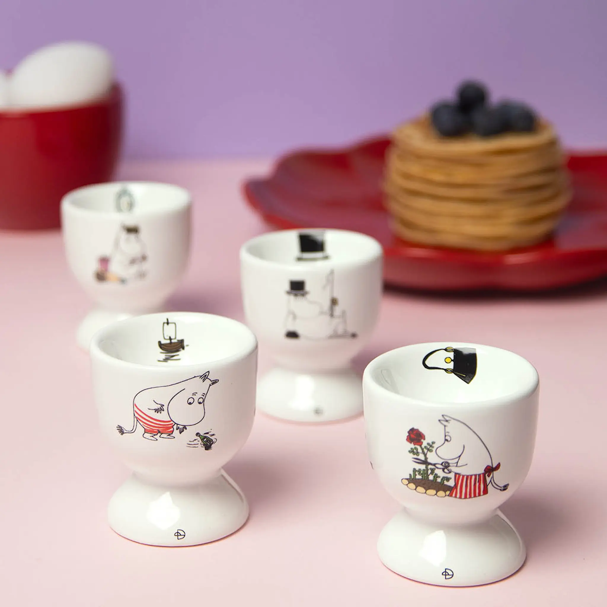 Pluto Muumi Munakuppi 4 kpl Moomin joy