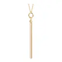 Vibrance halsband långt Shimmer guld