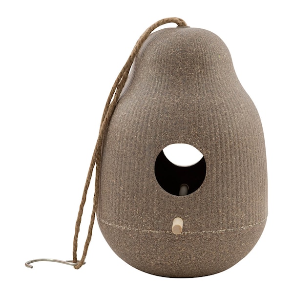 Fågelhus 25 cm natur
