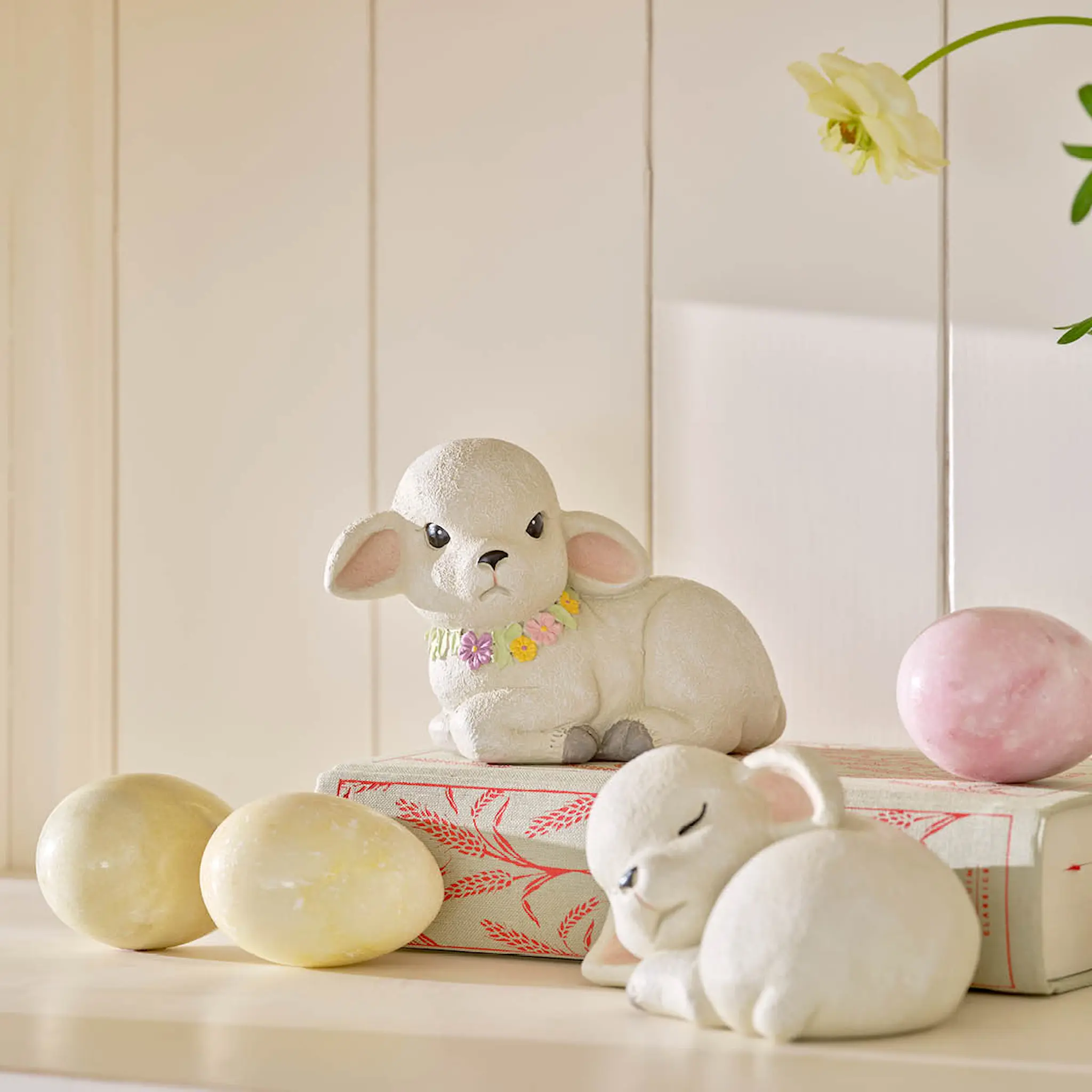 Klarborg Stora lammet Lulle figur 11,5 cm