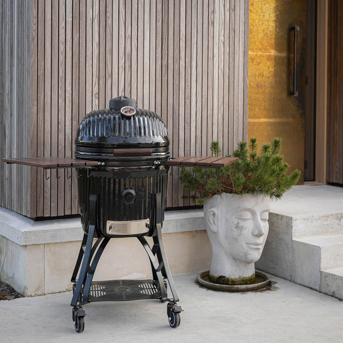 Kamado SUMO Kamado Grill Icon Large hiiligrilli musta