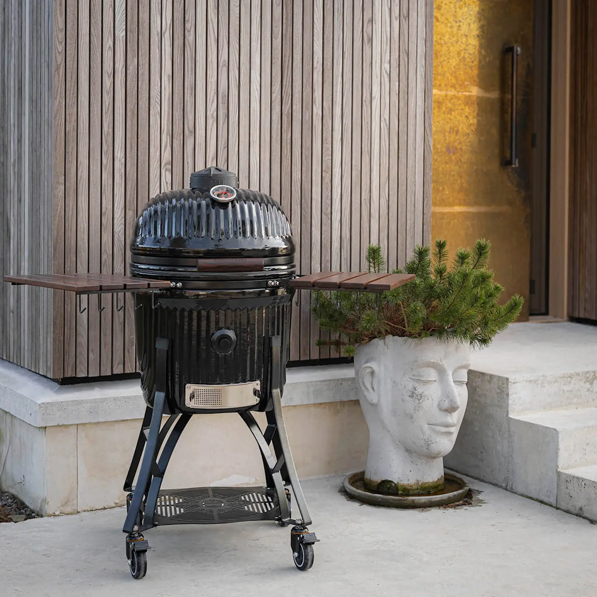 Kamado SUMO Kamado Grill Icon Large hiiligrilli musta