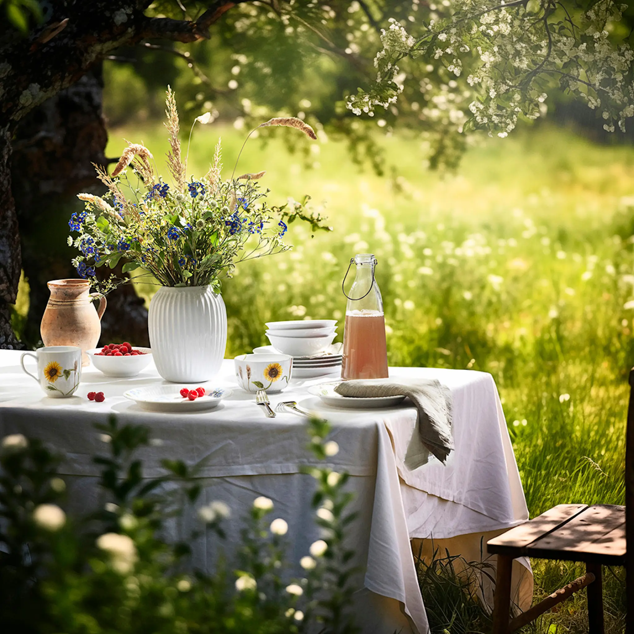 Kähler Hammershøi Summer Kulho 12 cm Sunflower