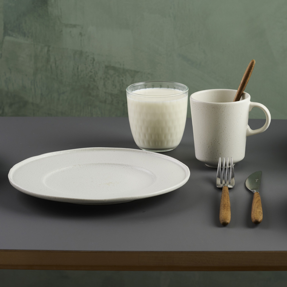 Modern House White Satin Muki 24 cl White Snow