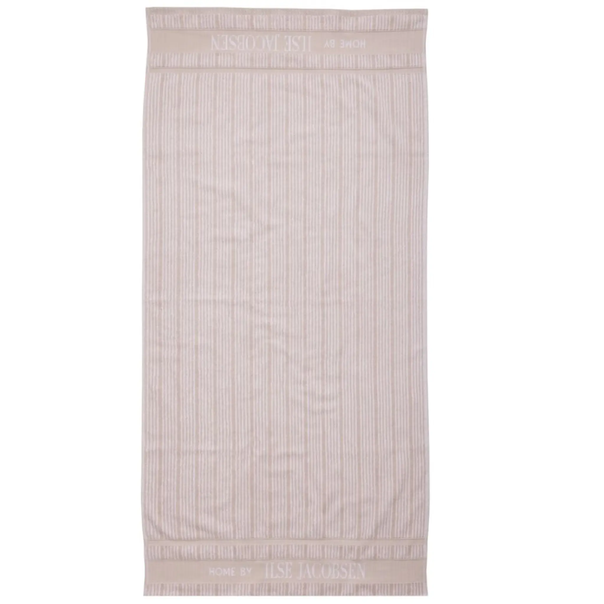 Home by Ilse Jacobsen Bath Collection handduk 70x140 cm sand beige stripes