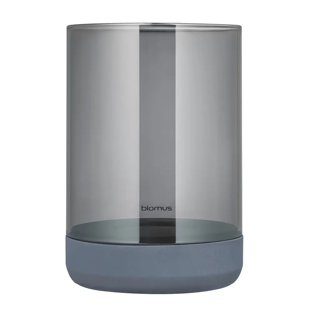 Calma lyslykt L 22,5 cm steel gray smoke