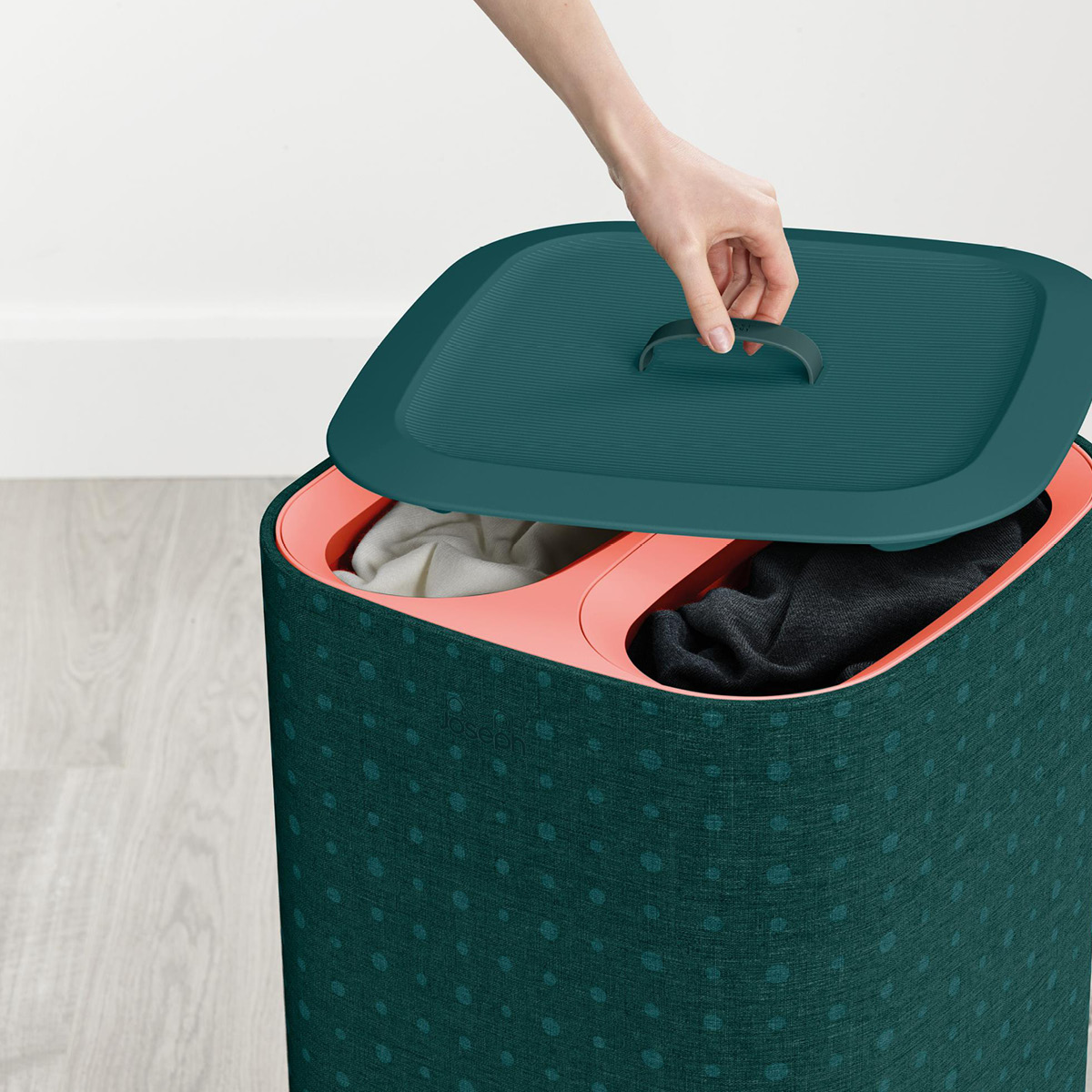 Joseph Joseph Tota Pop tvättkorg 60 L grön