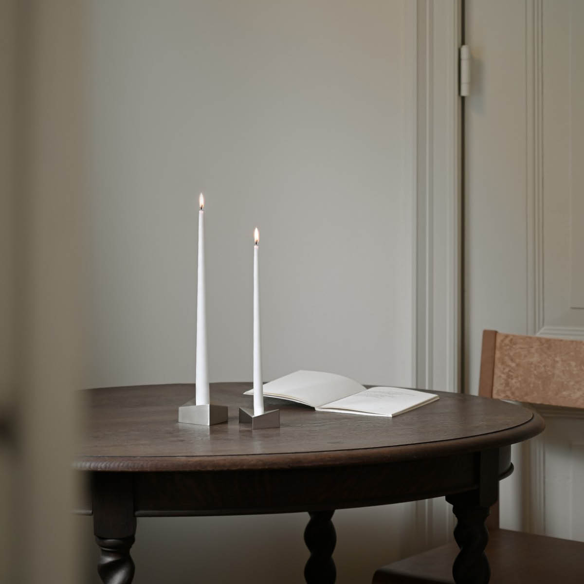 Stoff Nagel Stoff Nagel Reflect ljusstake stor 3,2x5,5 cm Borstad krom