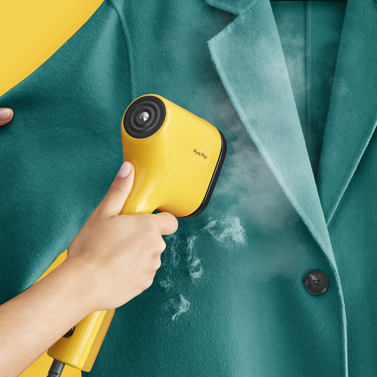 Tefal Pure Pop håndholdt steamer DT2026E1 gul