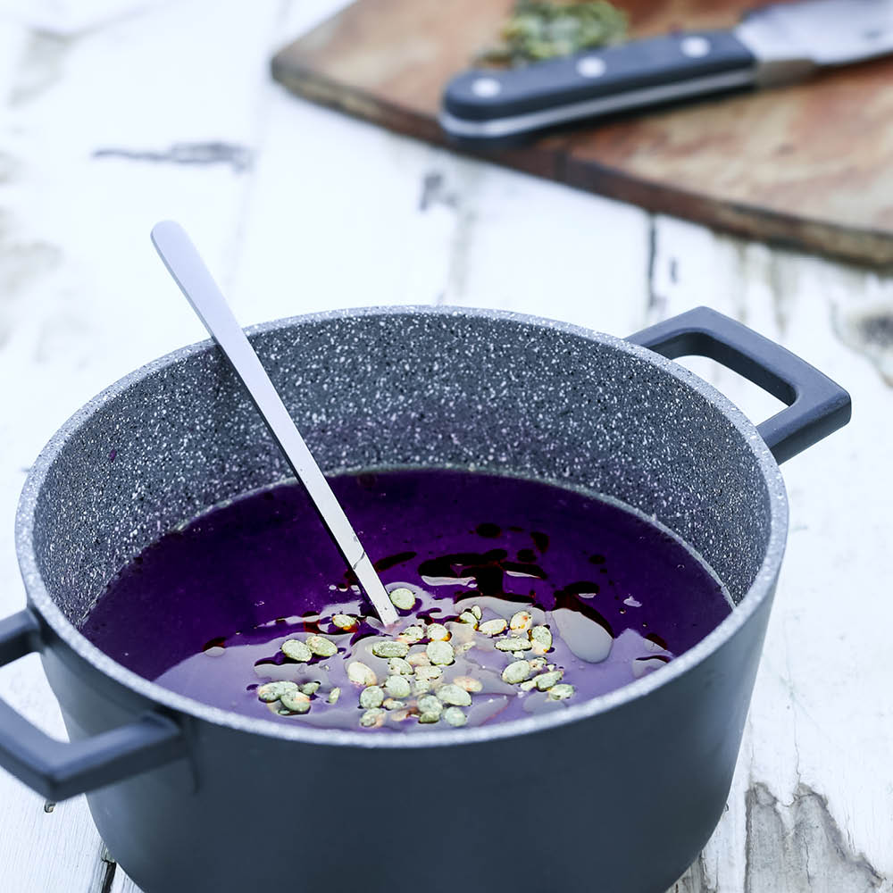 MasterClass Cast Aluminium Pata 2,5 L Musta