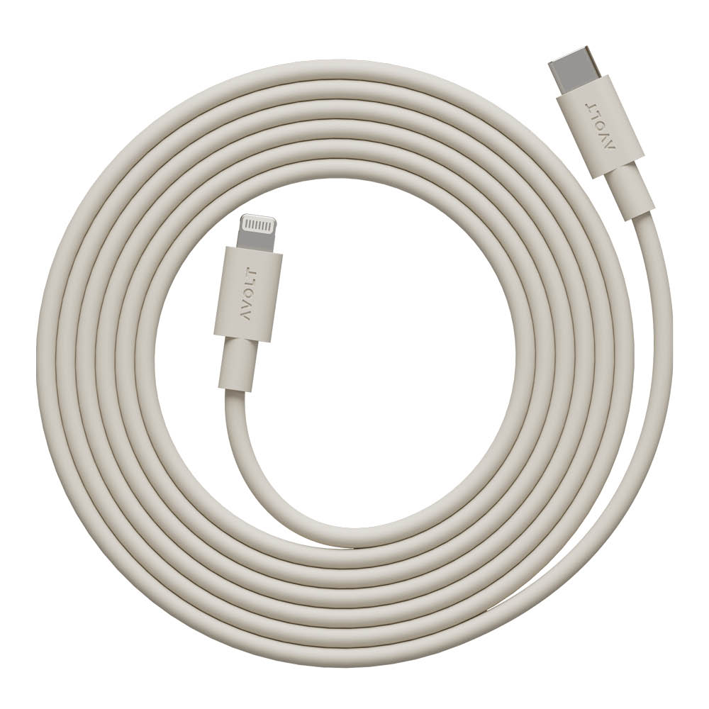 Avolt Cable 1 USB-C - Lightning Kaapeli 2 m Nomad Sand