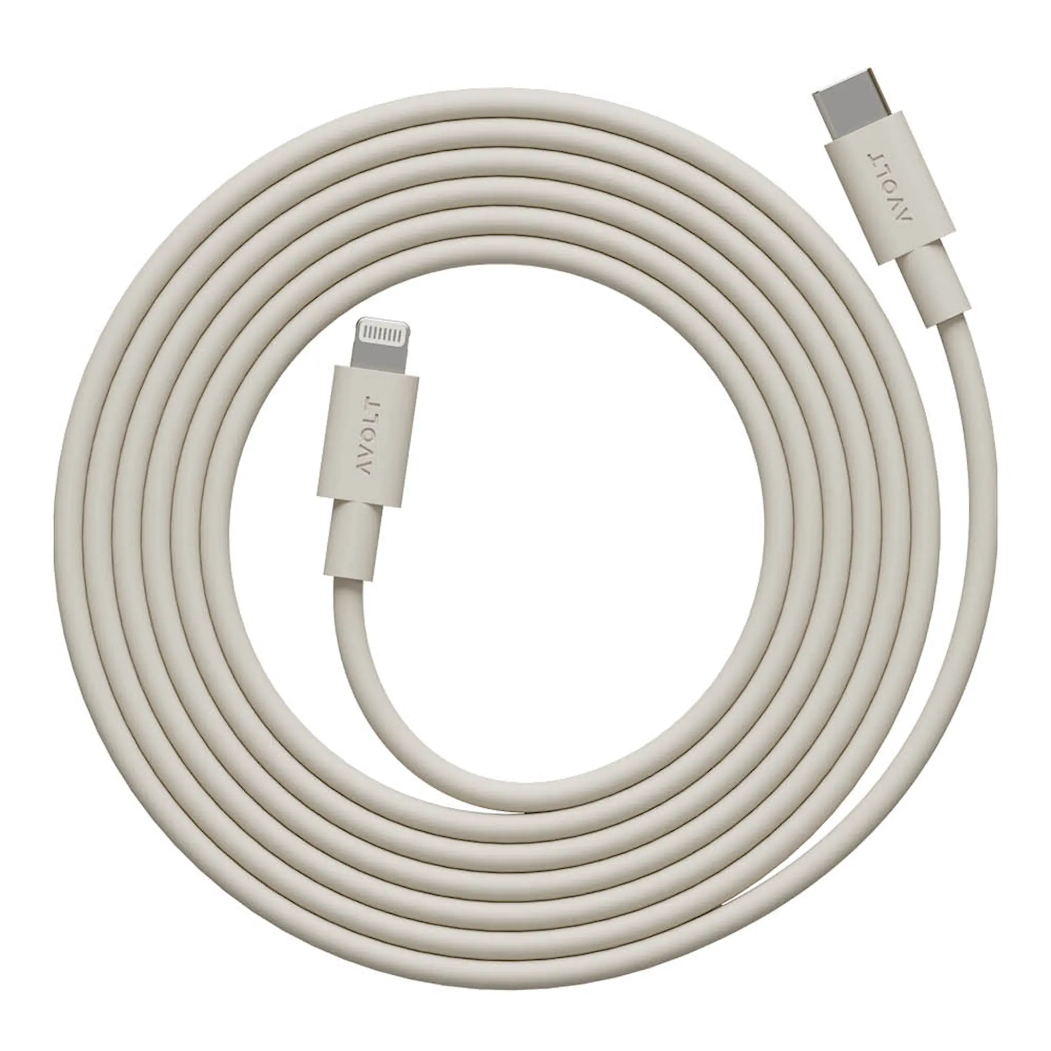 Avolt Cable 1 USB-C - Lightning Kaapeli 2 m Nomad Sand