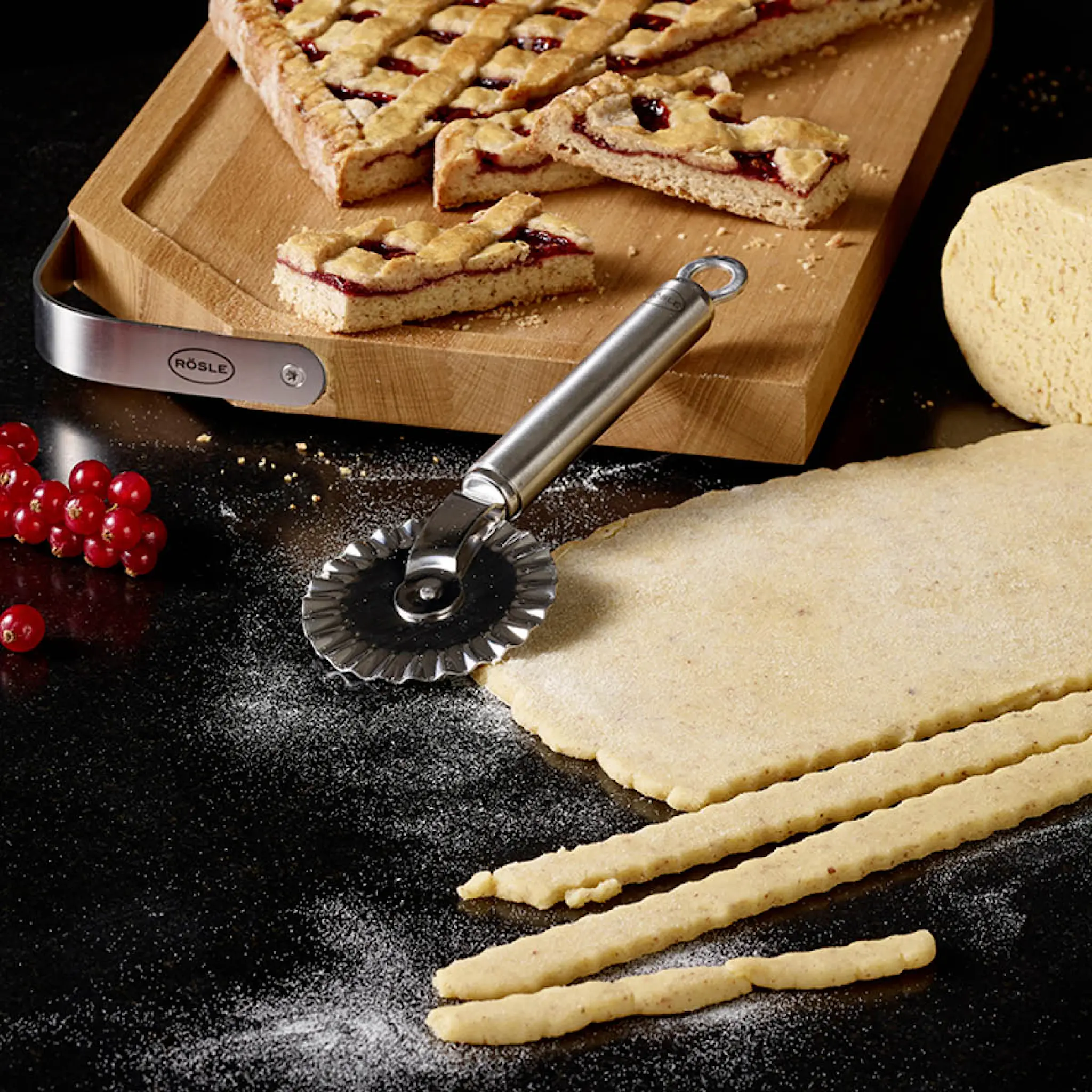 Rösle Degskrapa 7x19,5 cm rostfritt stål