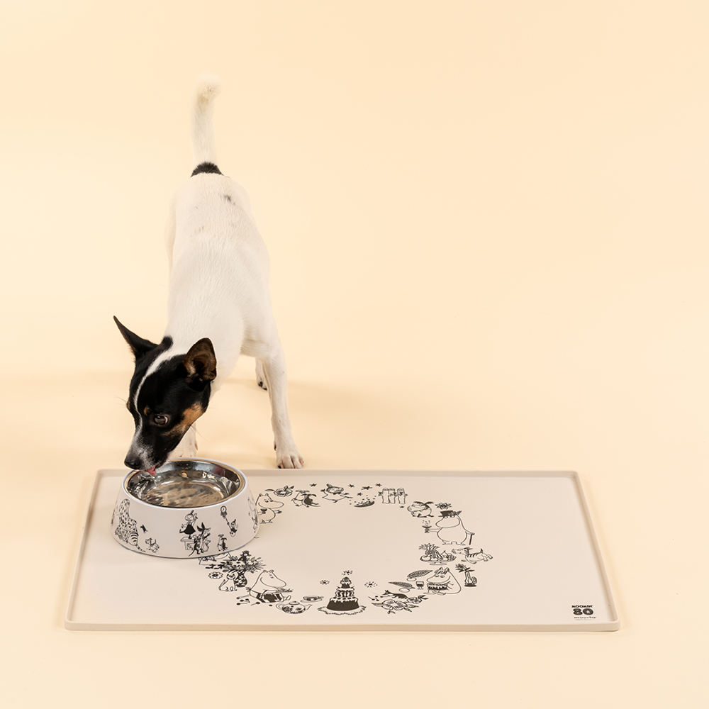 Muurla Mummi for Pets silikonmatte 60x40 cm Mummi 80 benhvit/svart