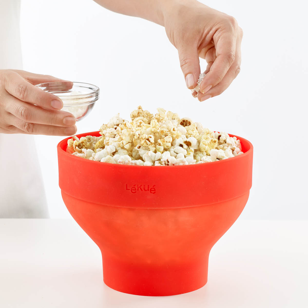 Lékué Popcornmaker för mikrovågsugn 2,8 L röd