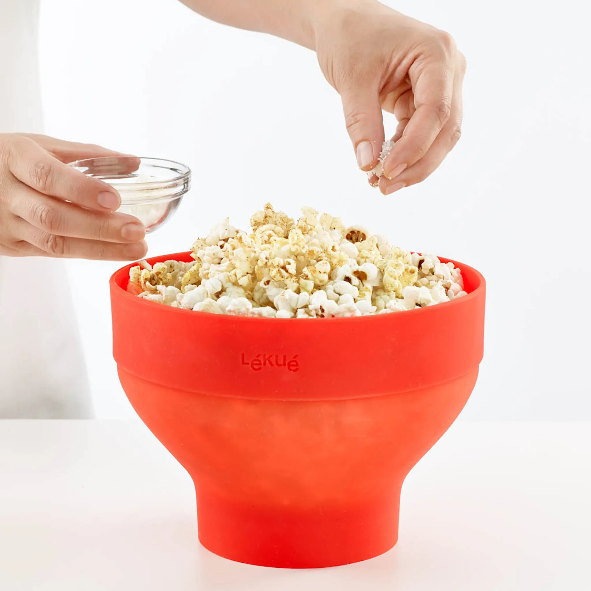 Lékué Popcornmaker för mikrovågsugn 2,8 L röd