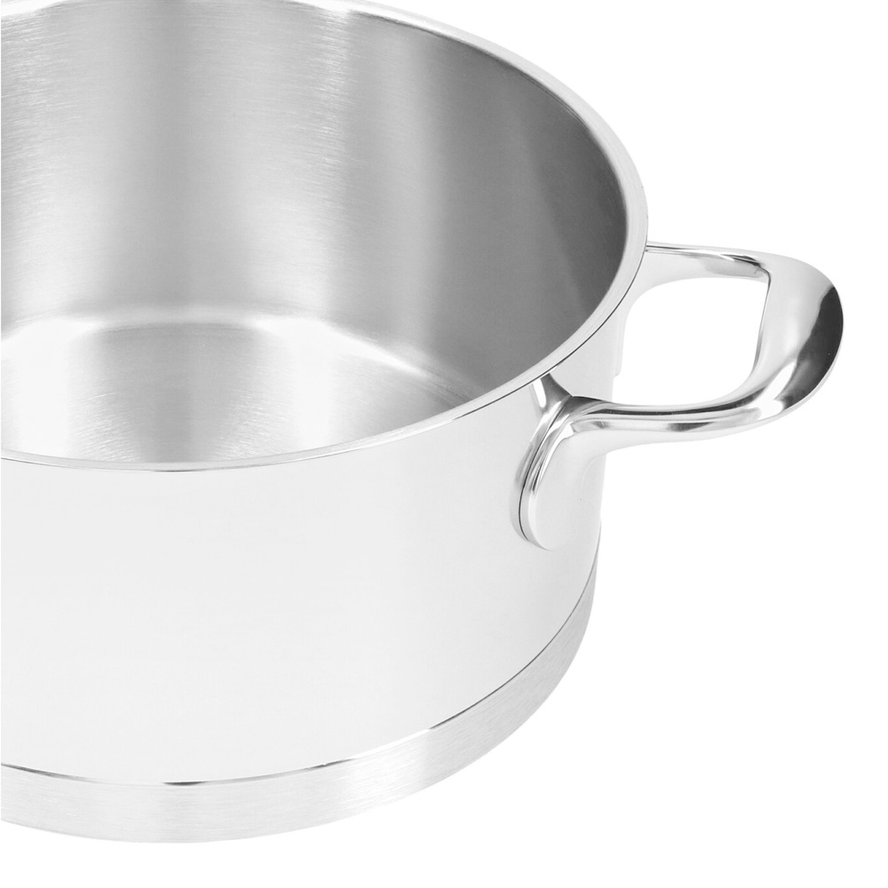 Demeyere Atlantis gryte m lokk 4L 22 cm sølv