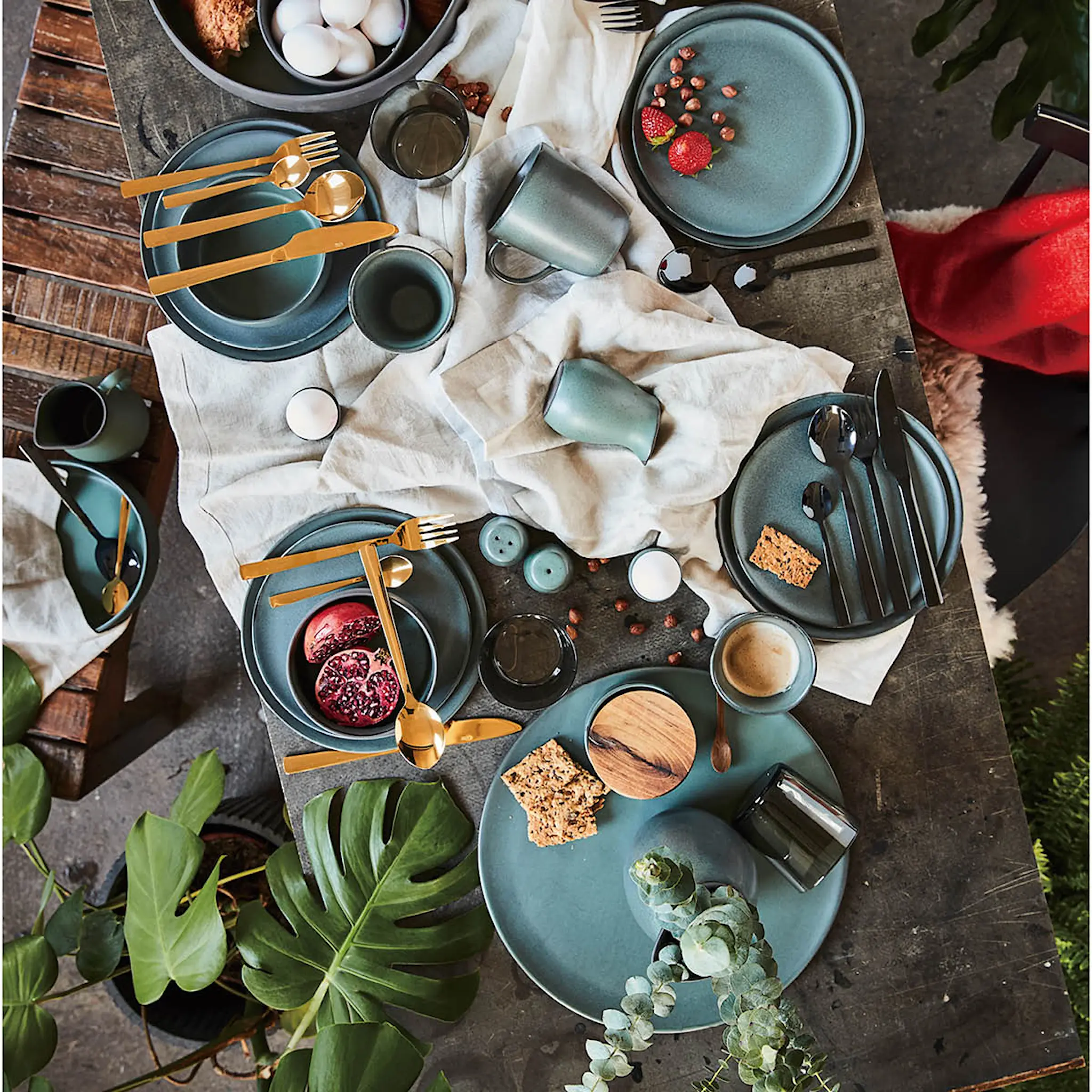 Aida Raw Tarjoilulautanen 42 cm Northern Green