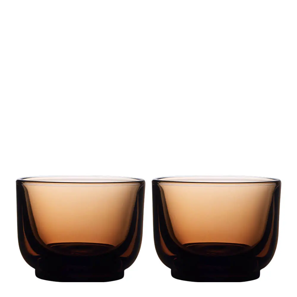 Pirch espresso glass 9 cl 2 stk Amber