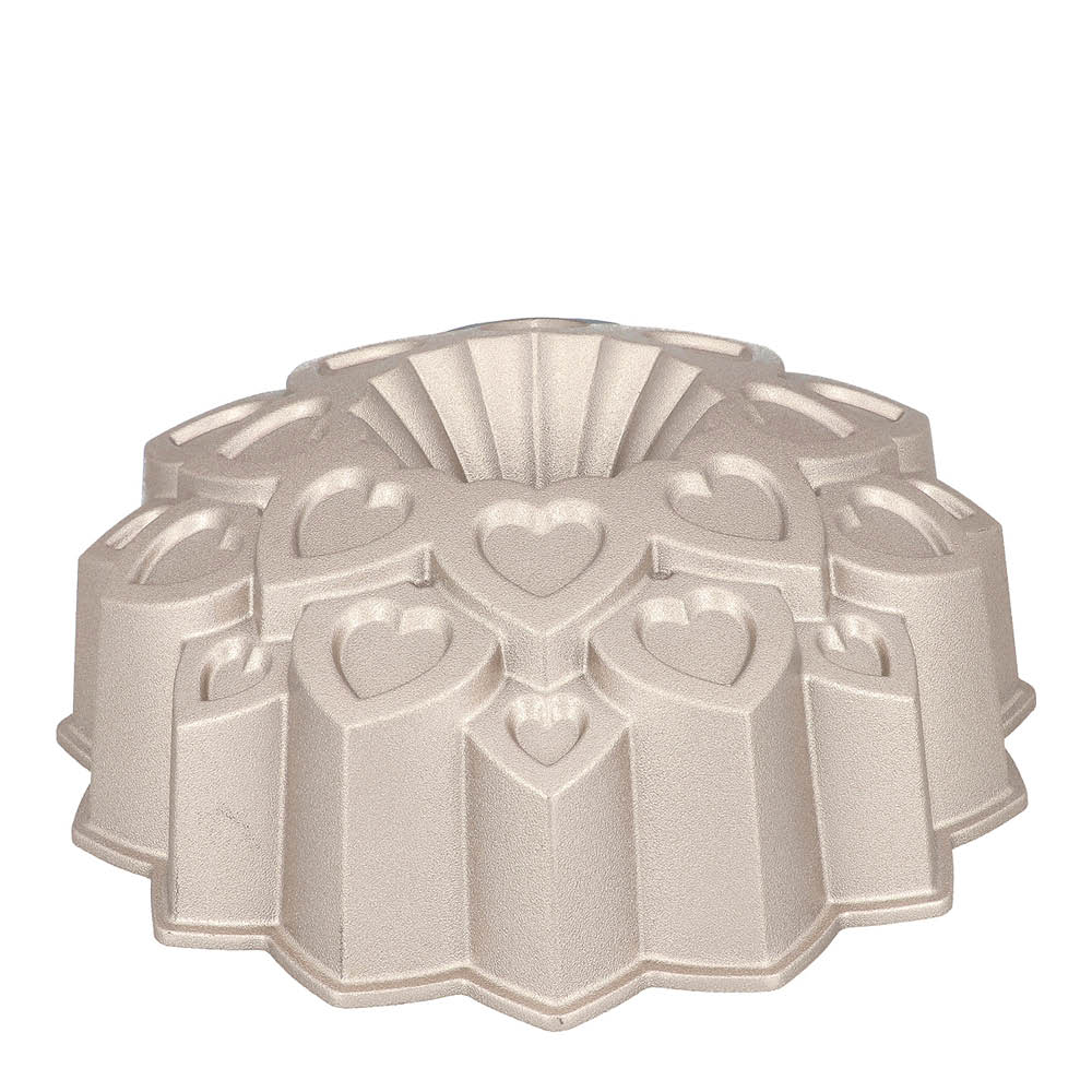 Birkmann Contoura Leivontavuoka sydän 27 cm Hopea