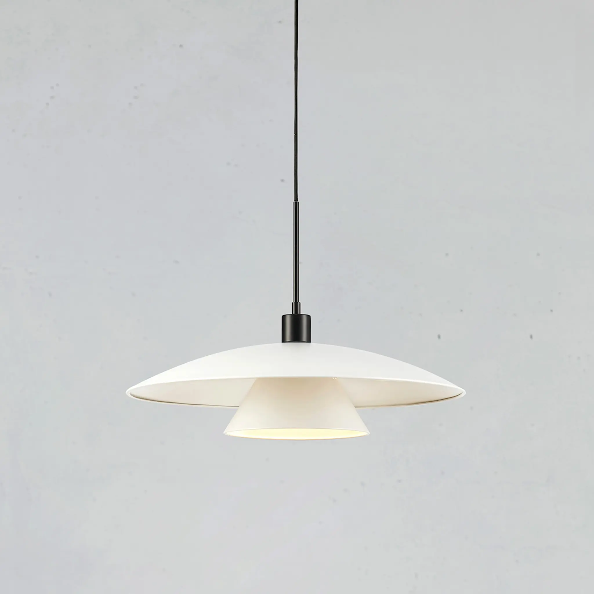 Markslöjd Millinge taklampa 50 cm vit matt