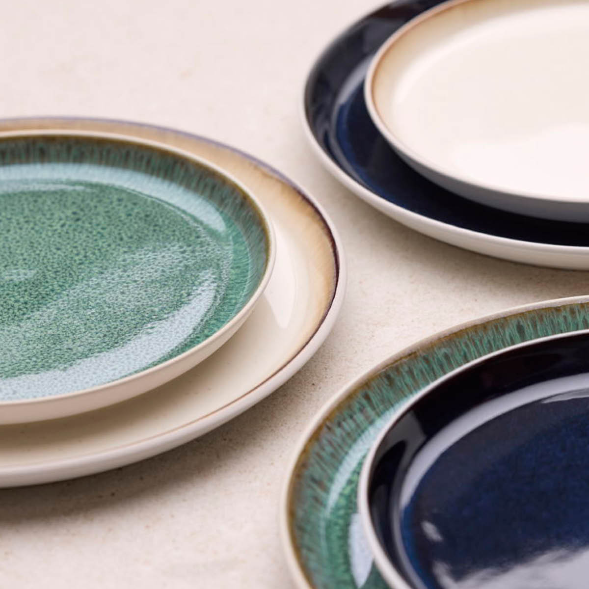 Bitz Gastro tallrik 27 cm vit/gräddvit