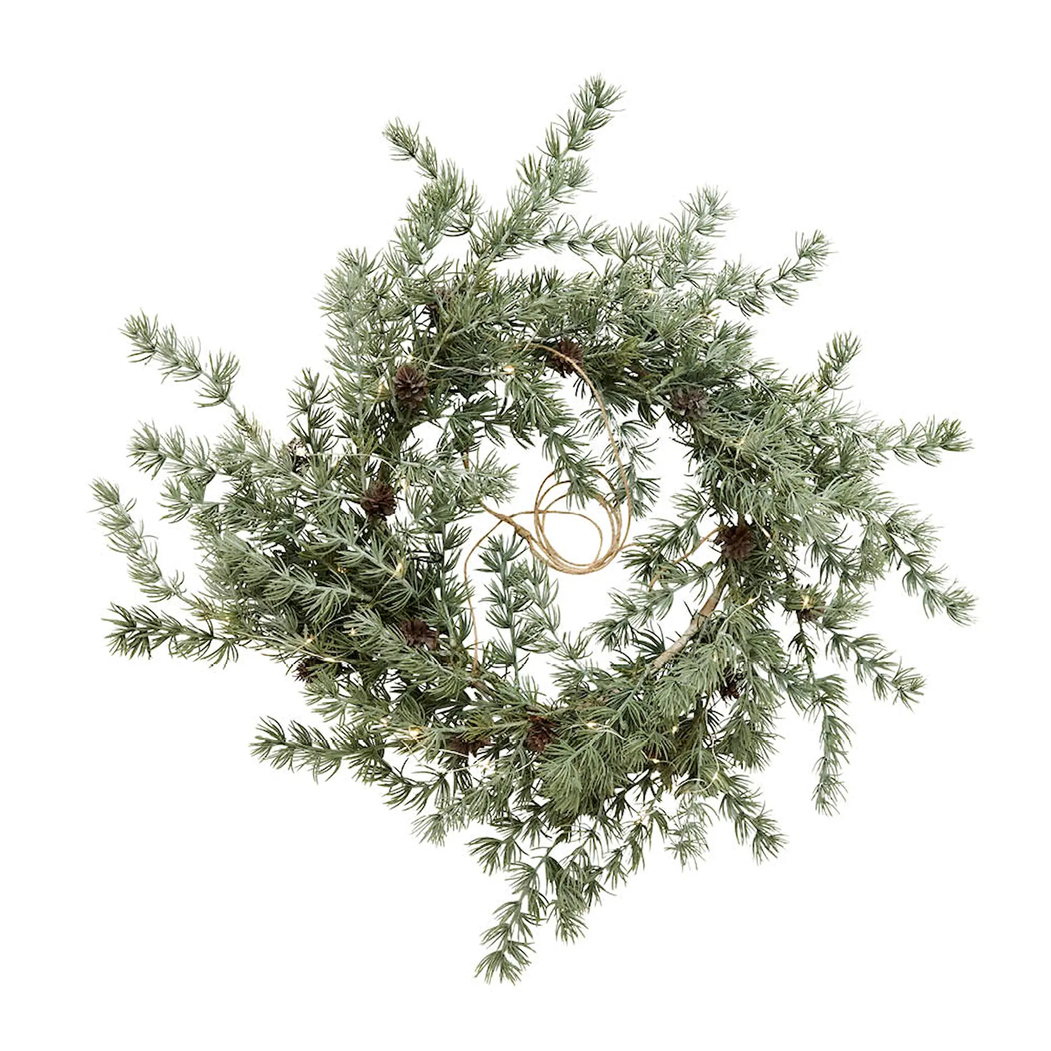 Lene Bjerre Cedille LED Kranssi 60 cm Vihreä