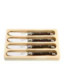 Smörkniv 4-pack dark wood