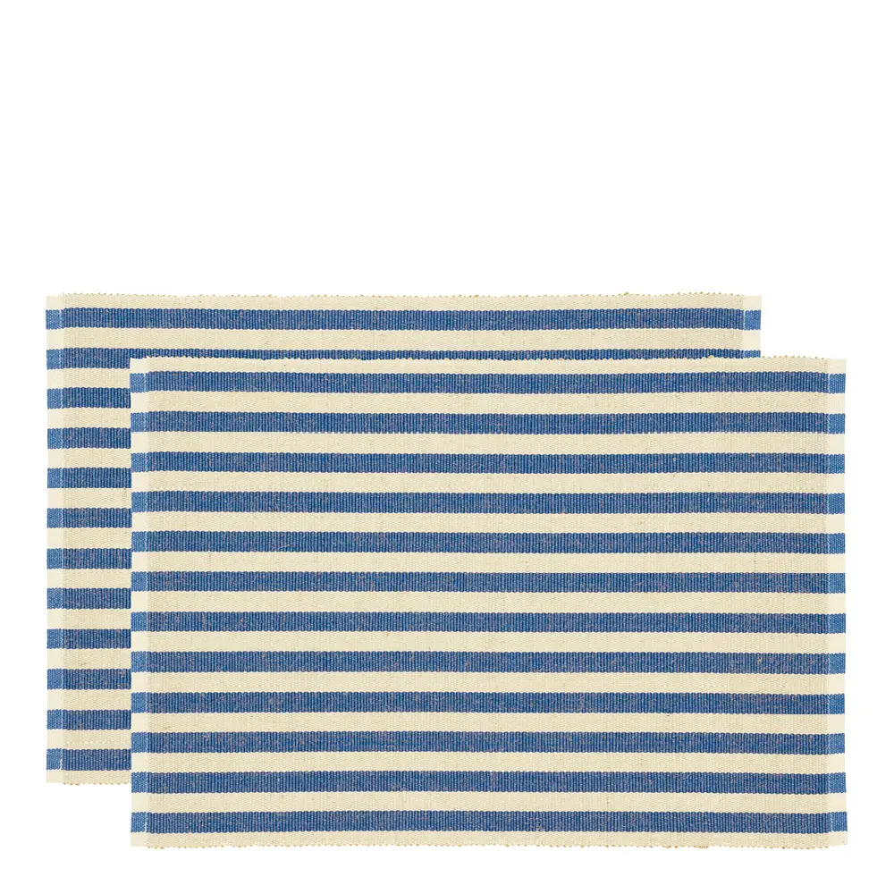 Statement Stripe Pöytätabletti 33x48 cm 2 kpl Blue
