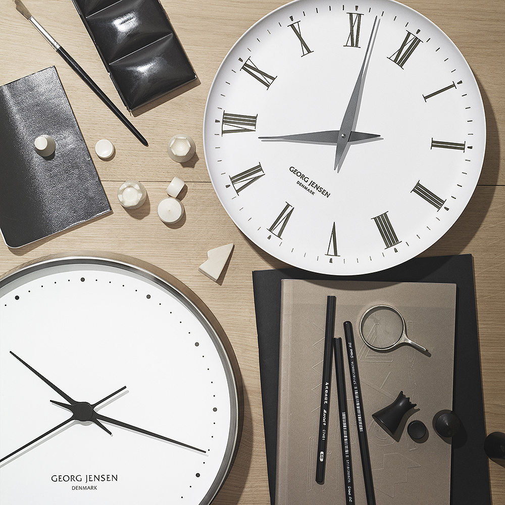 Georg Jensen Henning koppel klokke 40 cm