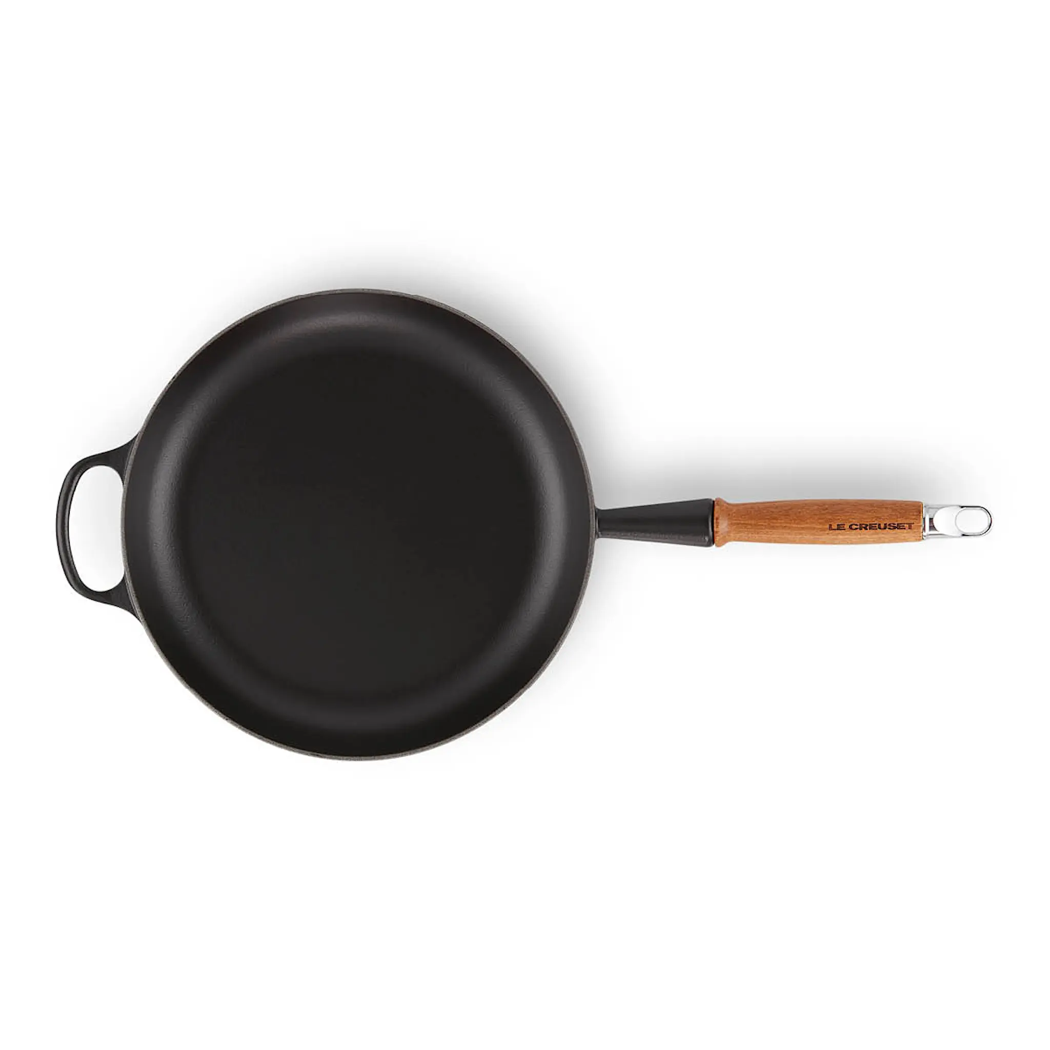 Le Creuset Signature Stekpanna med trähandtag 28 cm matte black