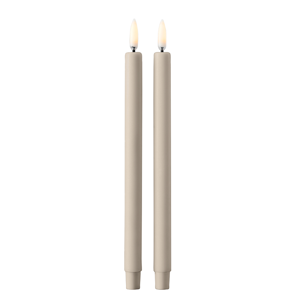 Stoff Nagel - Uyuni LED Kruunukynttilä 2 kpl Beige