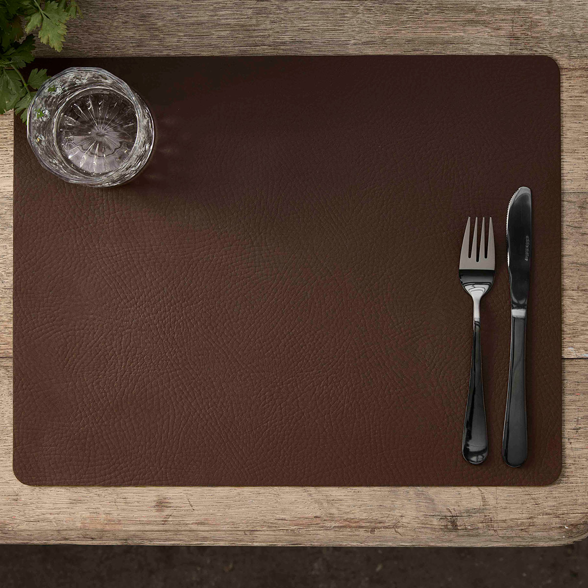 Aida Quadro bordstablett 42x33 cm 4-pack brun