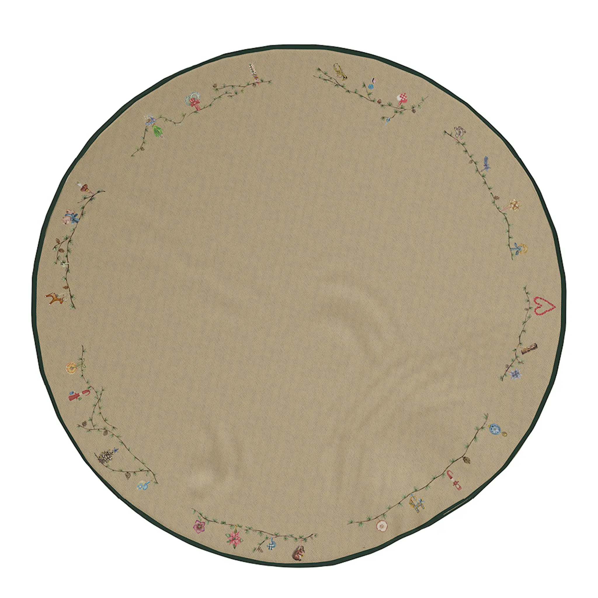 Kähler Hammershøi Christmas Kuusenalusmatto 130 cm Hiekka