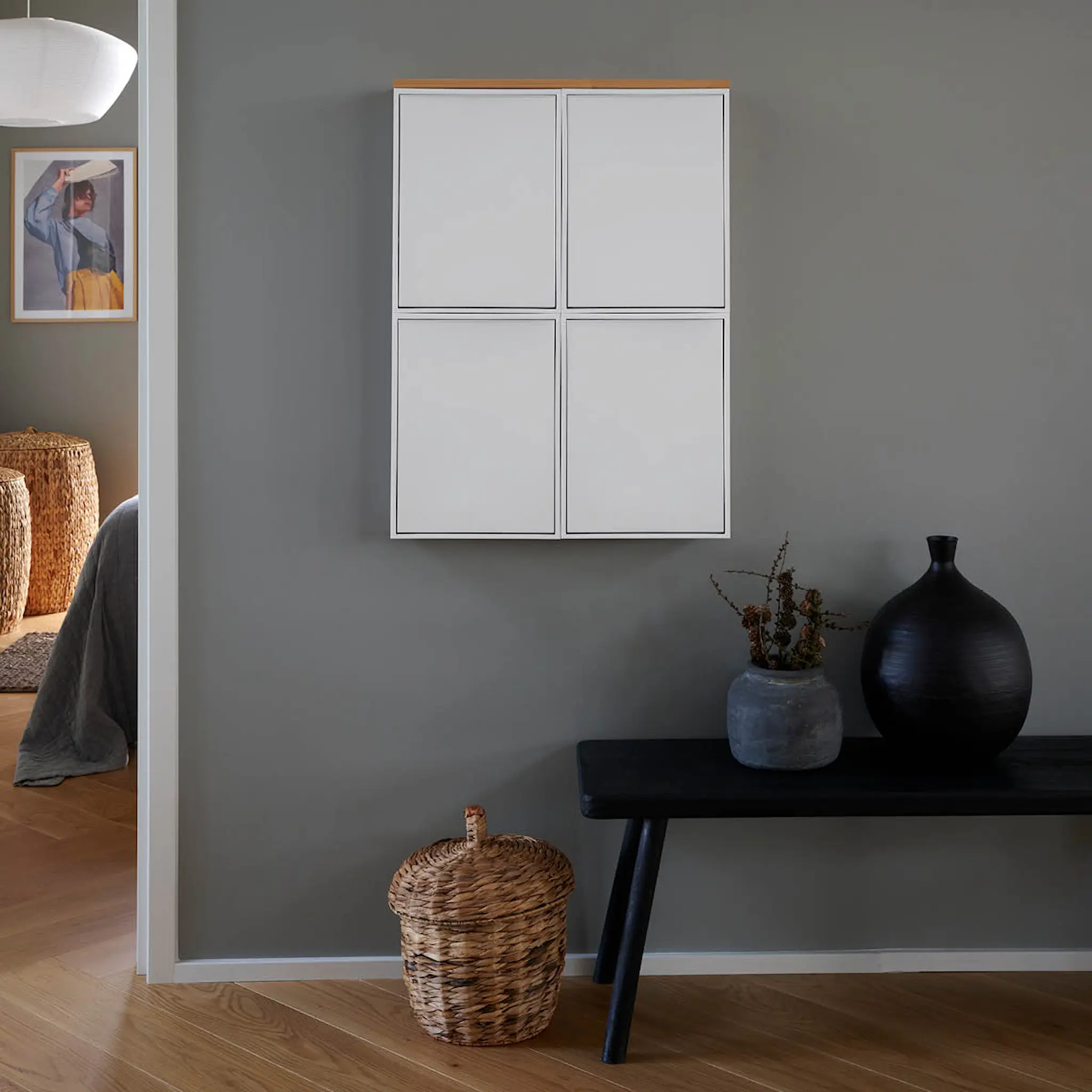 ReCollector Recycling Lajittelulaatikko 30x15x40 cm Brilliant White