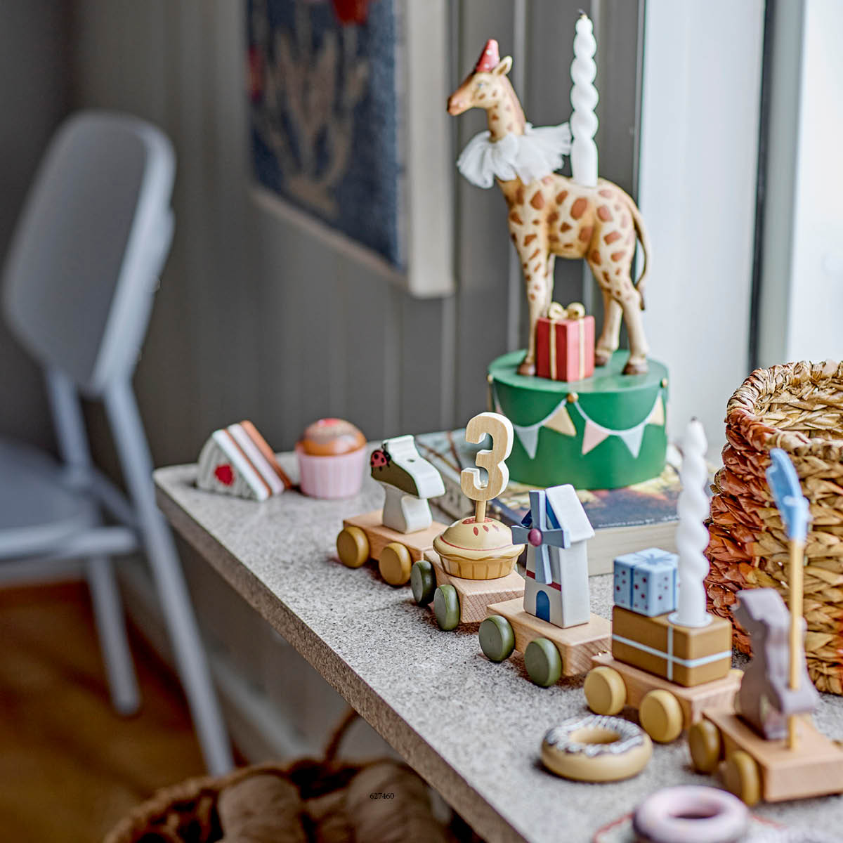 Bloomingville MINI Alfi bursdagstog 39 cm høst