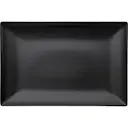Quadro Tallrik flat 30x20 cm Svart matt