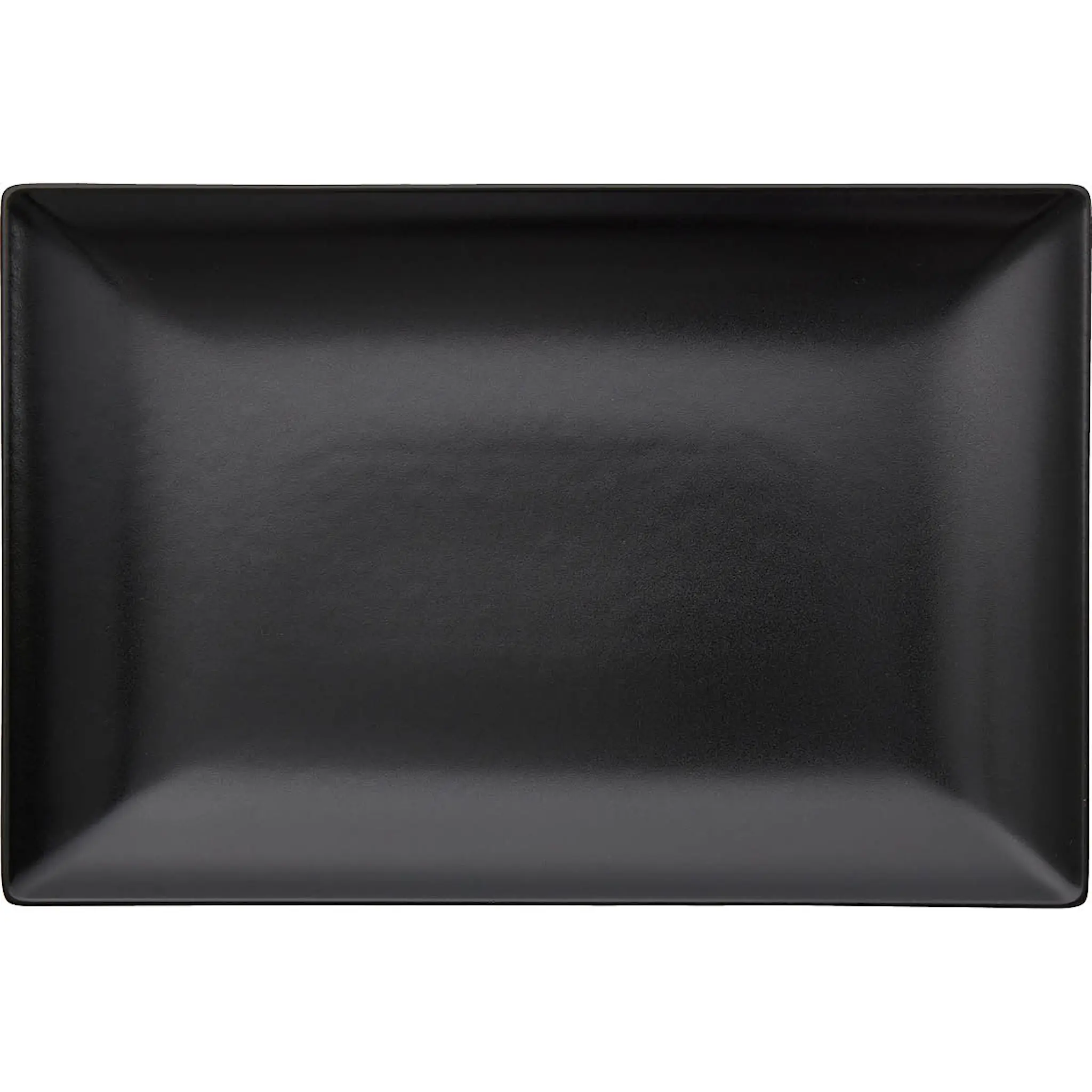 Aida Quadro Tallrik flat 30x20 cm Svart matt
