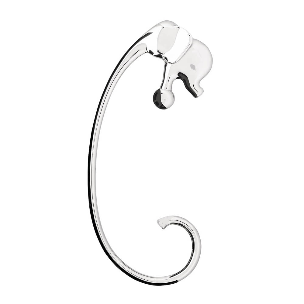 Alessi Jumbo Laukkukoukku pöytään 12 cm Teräs