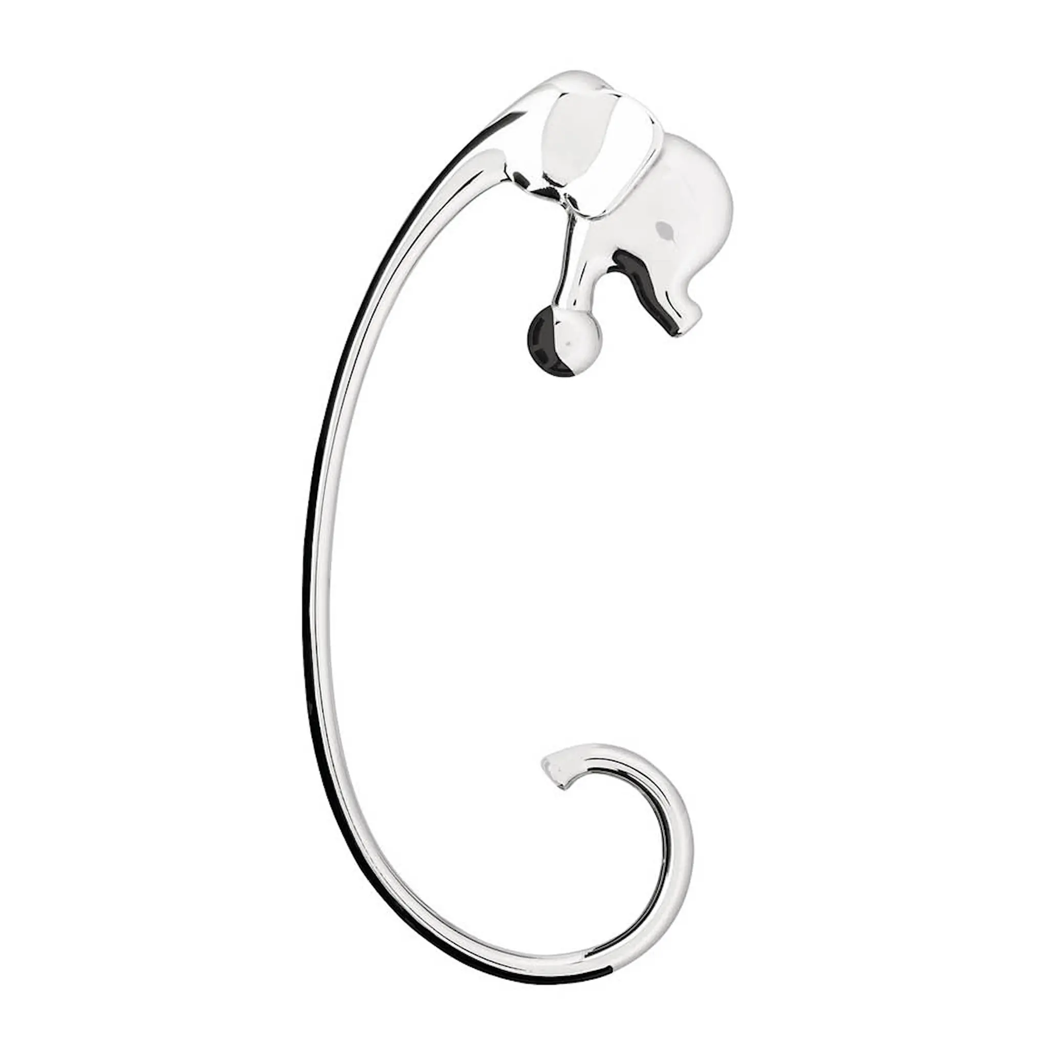 Alessi Jumbo Laukkukoukku pöytään 12 cm Teräs