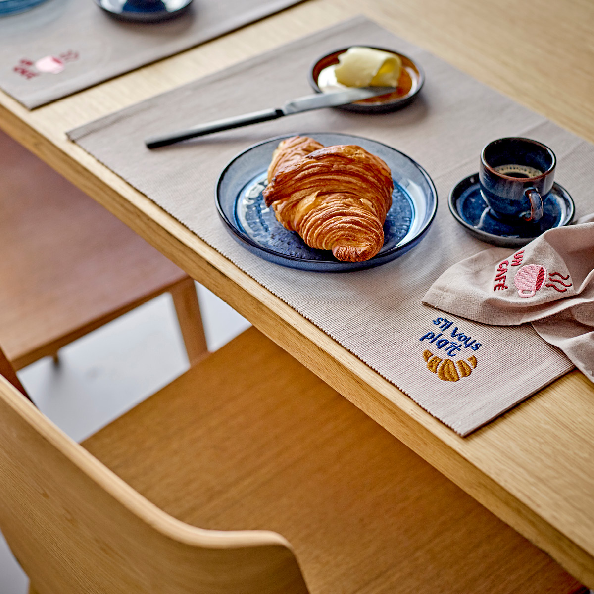 Södahl Bistro Lautasliina 40x40 cm 2 kpl Coffee Brown