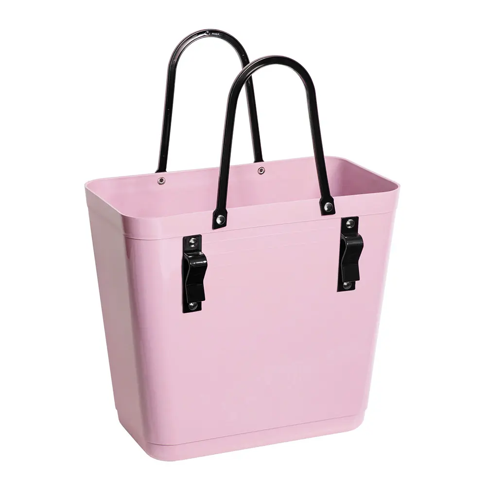 Recycled Plastic Laukku + kiinnike polkupyörään 14 L Vaaleanpunainen