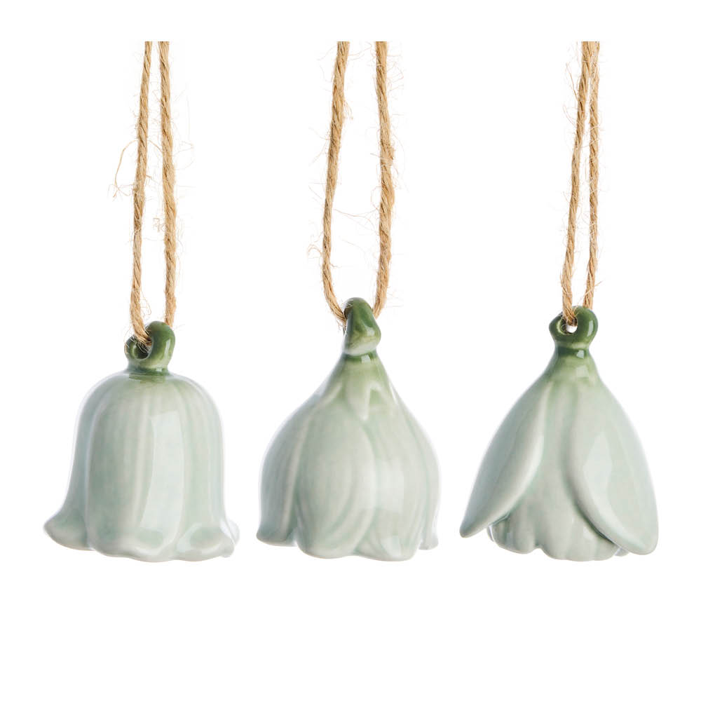 Lene Bjerre Dehlia Riippukoriste kukka 4,5 cm 3 kpl Vaaleanvihreä