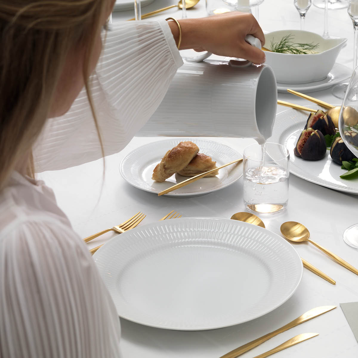 Royal Copenhagen White Fluted Kanna 1,5 L