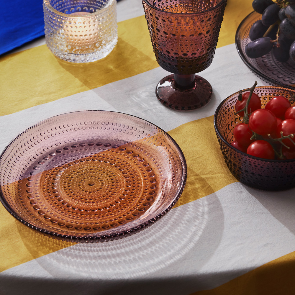 iittala Kastehelmi tallerken 17 cm røsslyng