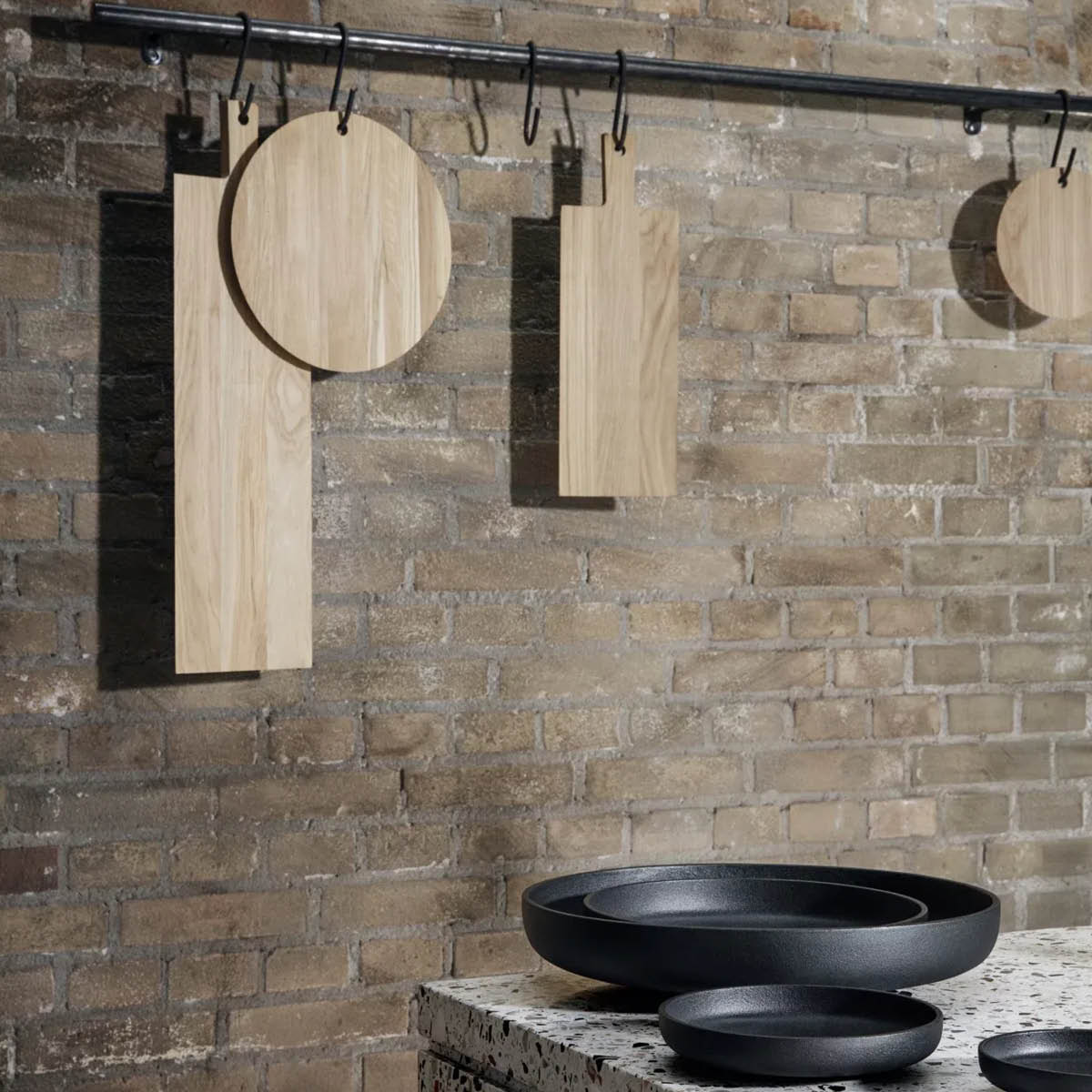 Blomus Borda skärbräda 30 cm ek