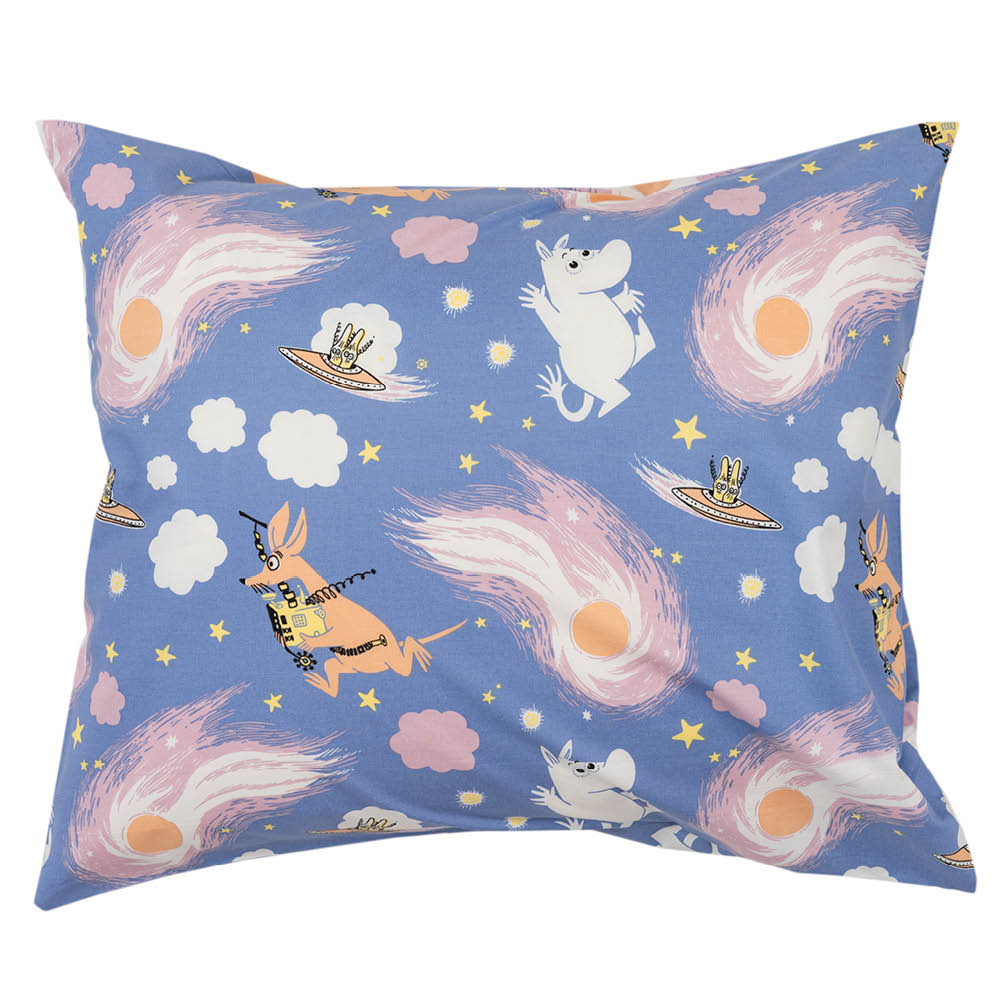 Moomin Arabia Mumin påslakanset 120x160 cm Rymdäventyr blå